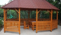 fa kerti pavilon